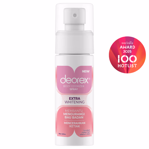 DEOREX BODY ODORIZER SPRAY EXTRA WHITENING